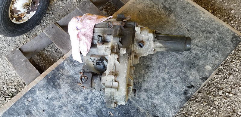 Some progress. I will be swapping internal parts between the two transfer cases.